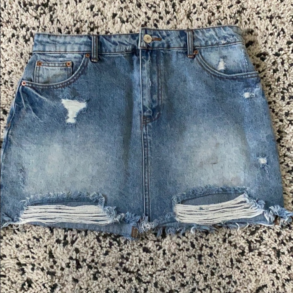 denim skirt